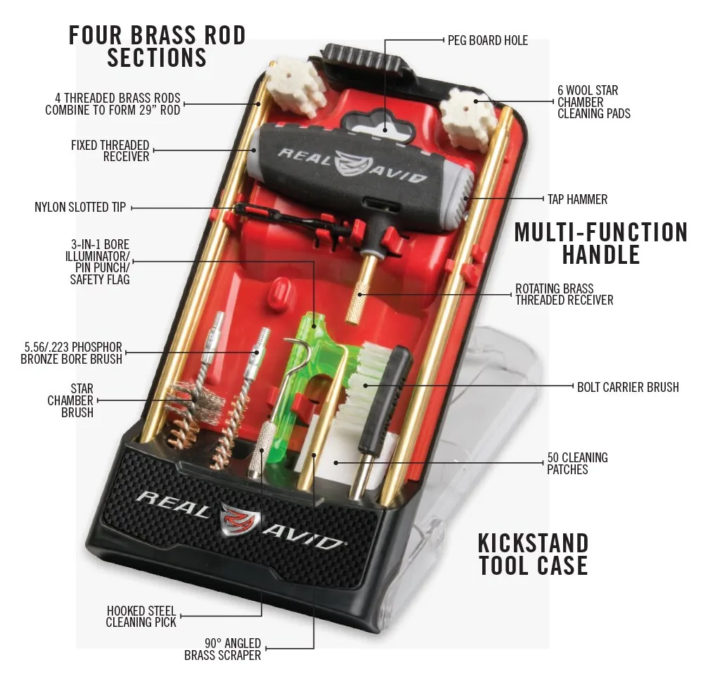 REAL AVID Gun Boss Pro AR15 Cleaning Kit, Ansicht 2
