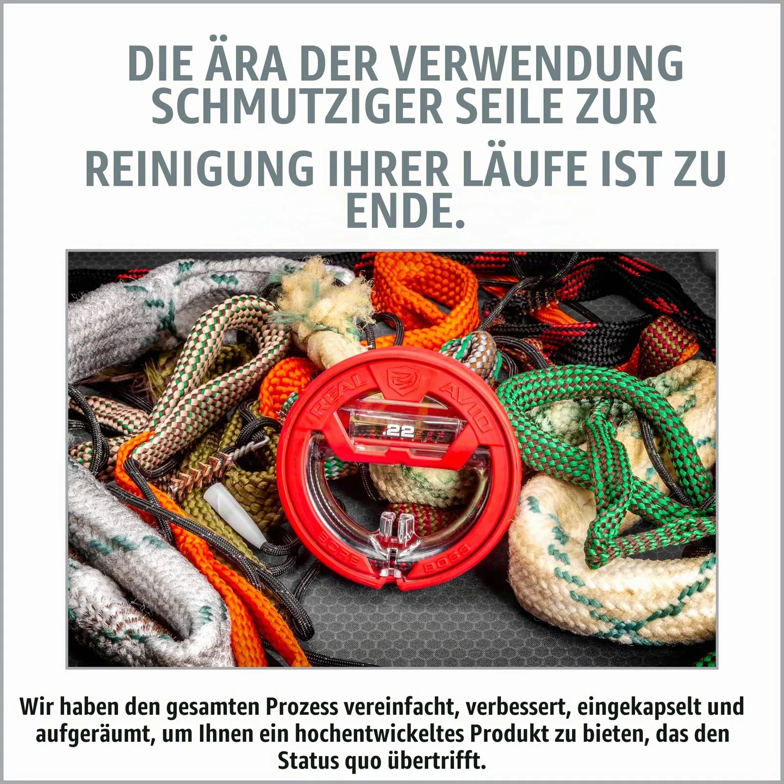 Real Avid Bore Boss Kal.22 - Reinigungskit für Kaliber .22 - Kurzwaffe/Langwaffe, Ansicht 5