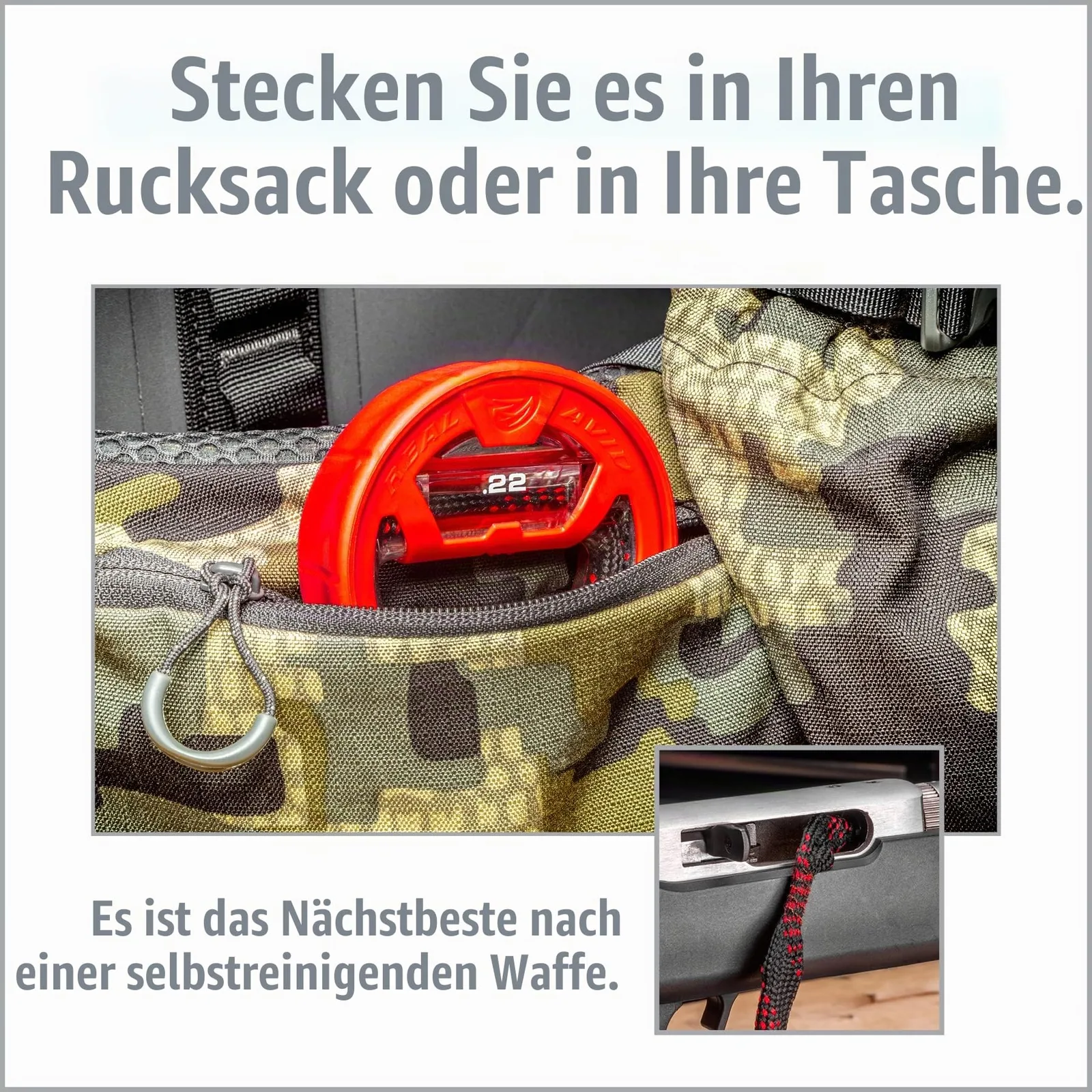 Real Avid Bore Boss Kal.22 - Reinigungskit für Kaliber .22 - Kurzwaffe/Langwaffe, Ansicht 6