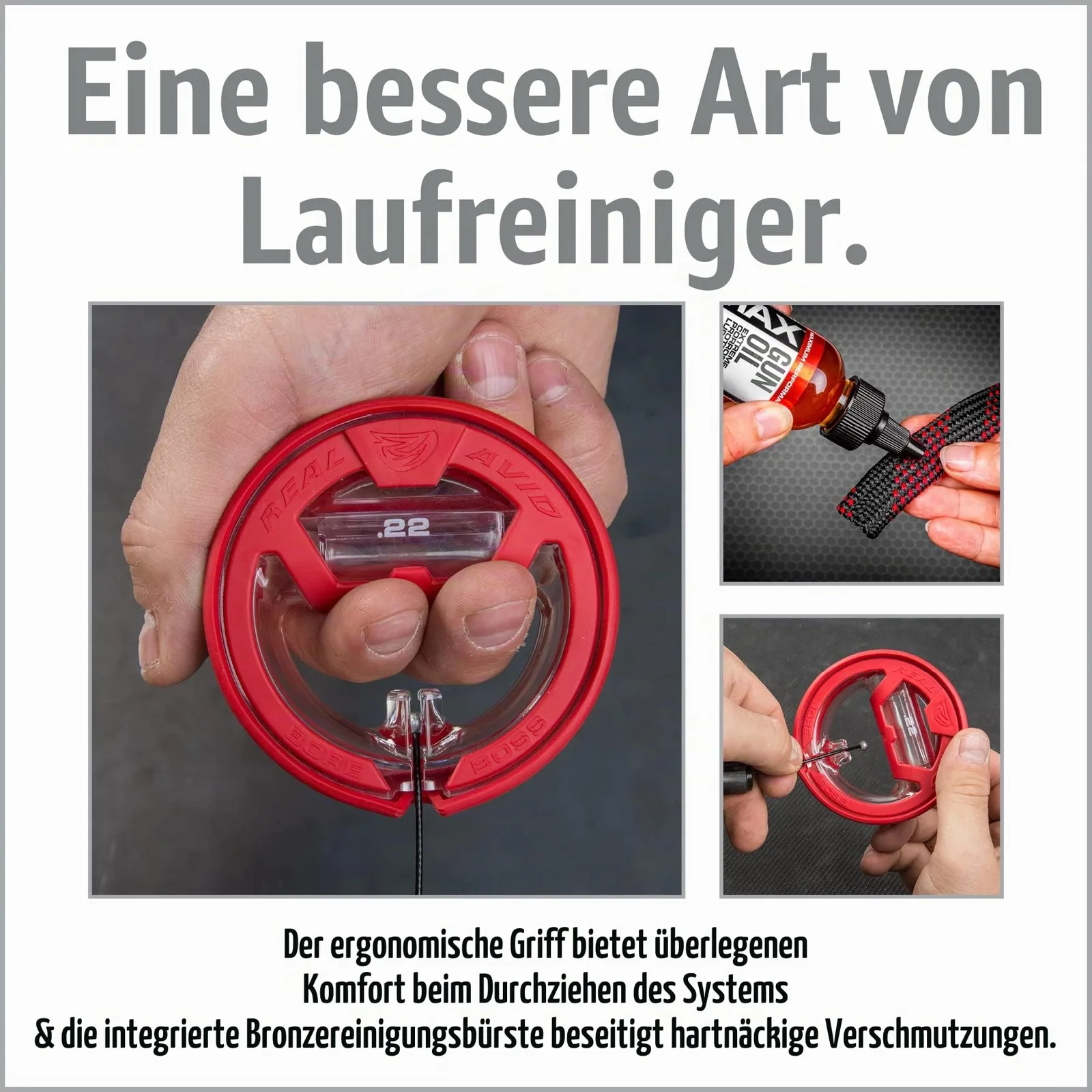 Real Avid Bore Boss Kal.22 - Reinigungskit für Kaliber .22 - Kurzwaffe/Langwaffe, Ansicht 8