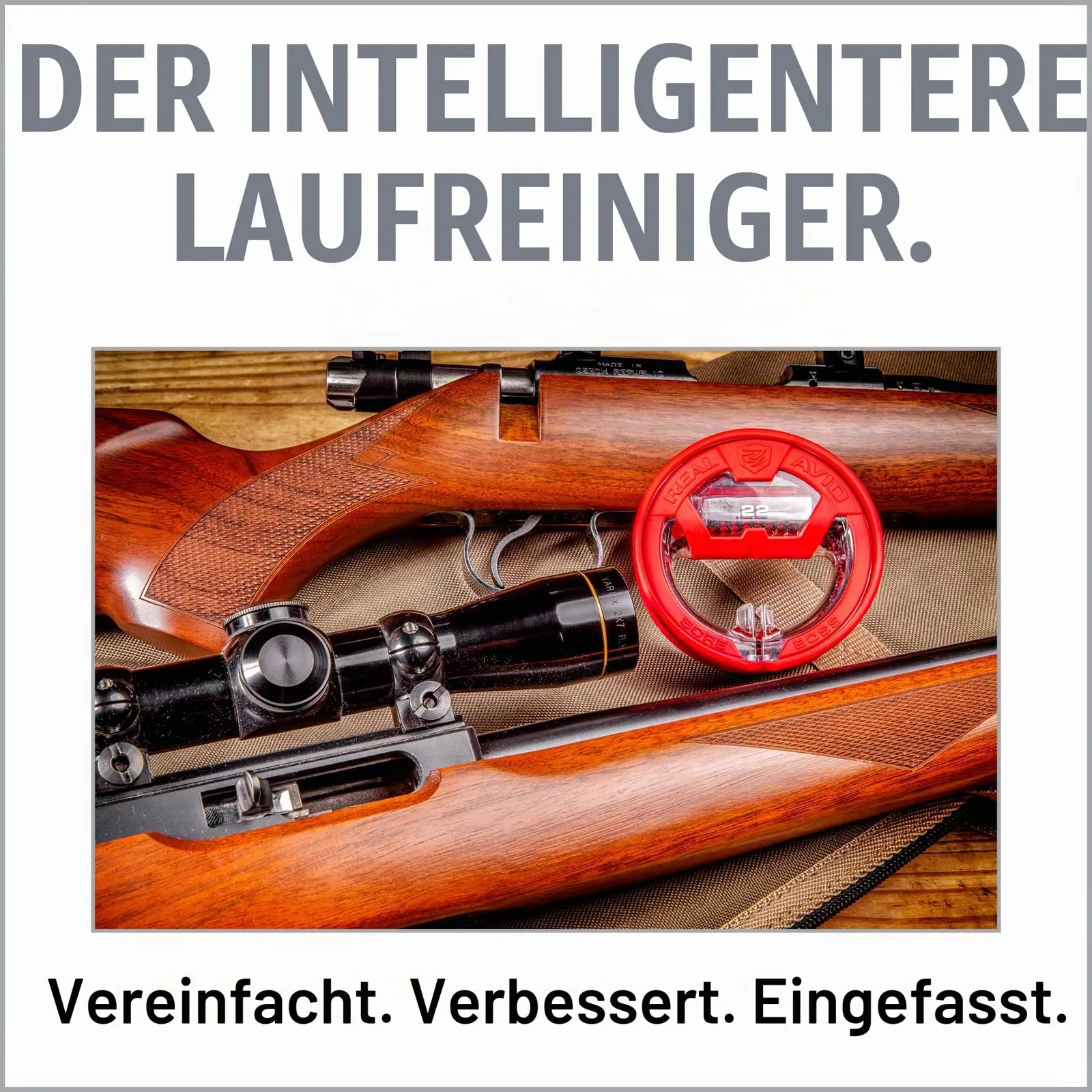 Real Avid Bore Boss Kal.22 - Reinigungskit für Kaliber .22 - Kurzwaffe/Langwaffe, Ansicht 9