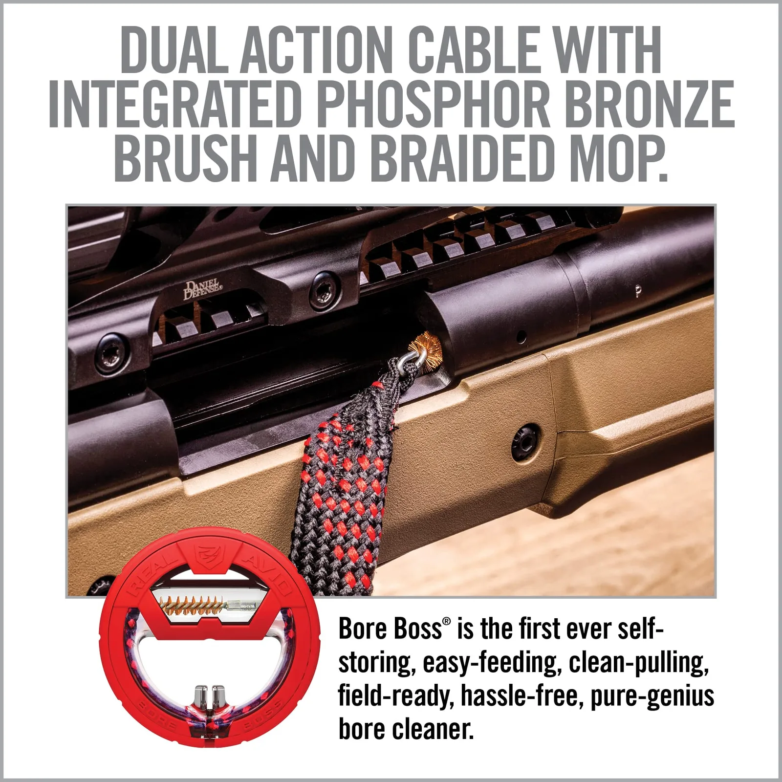 REAL AVID Bore Boss Kal.30/.308/7.62mm - Reinigungskit für Kaliber .30/.308/7.62 - Büchsen, Ansicht 5