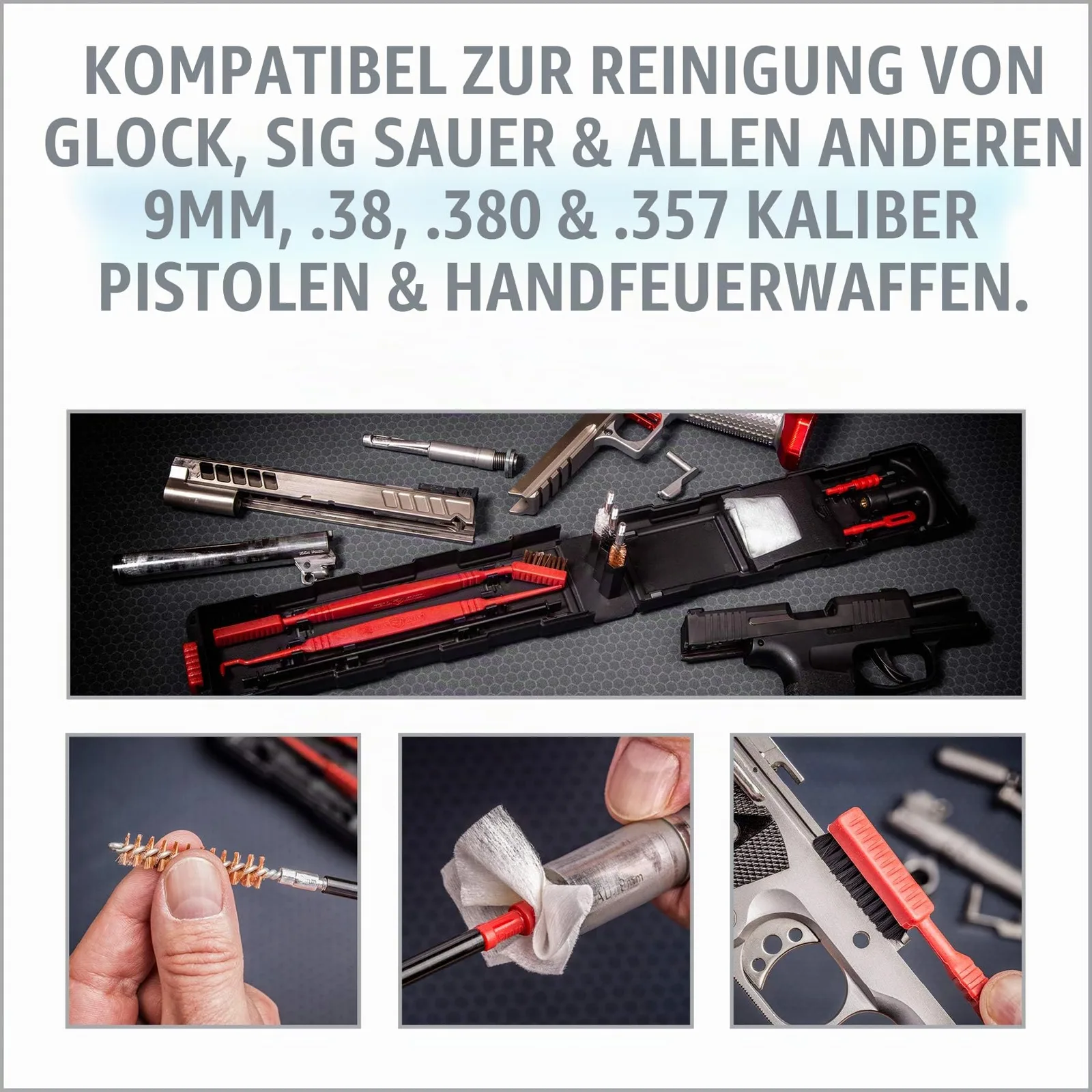 REAL AVID 9 - Reinigunskit für 9mm/.38/.357, Ansicht 3