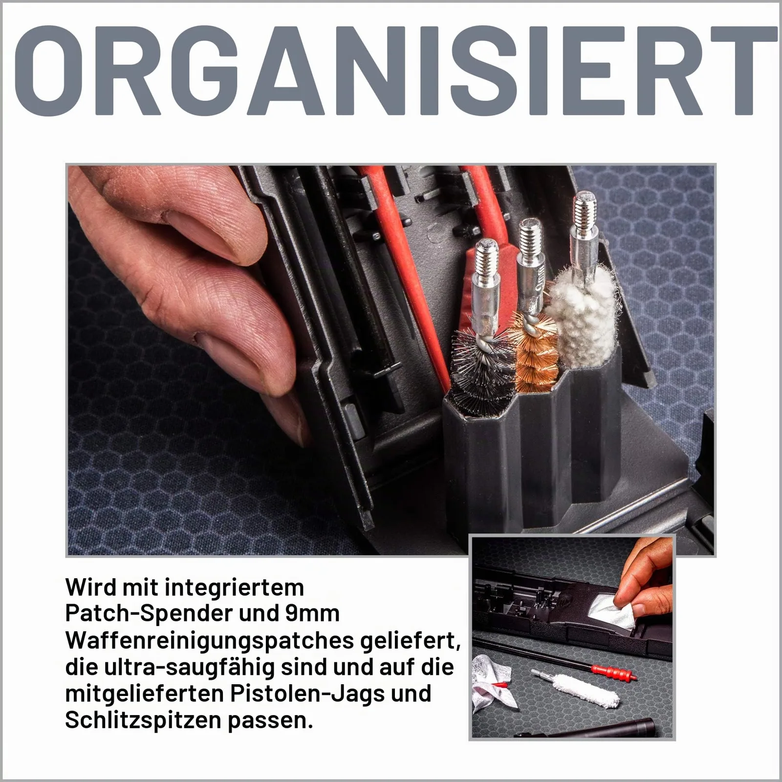REAL AVID 9 - Reinigunskit für 9mm/.38/.357, Ansicht 4
