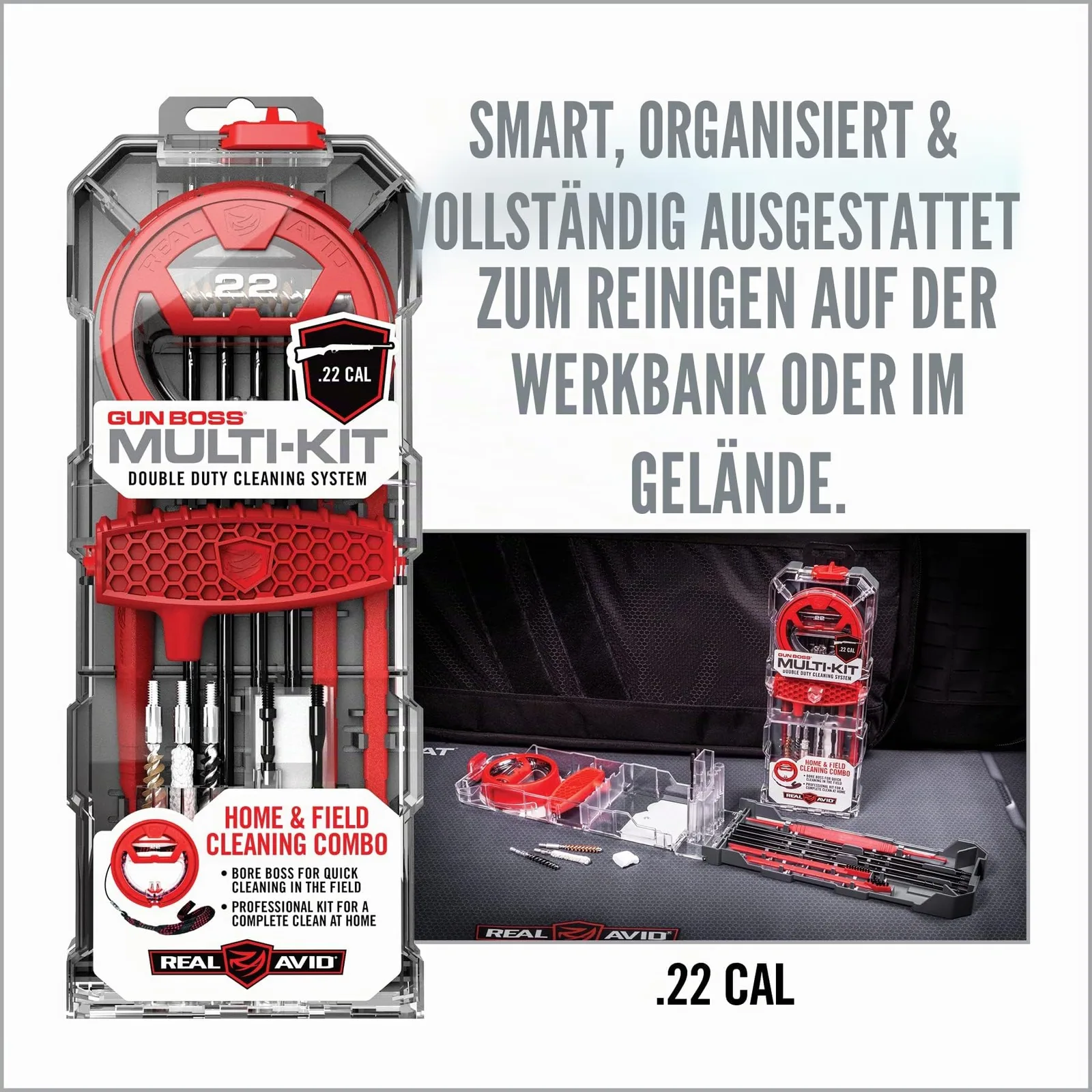 RealAvid Gun Boss Multi-Kit .22 Waffenpflege-Set, Ansicht 8