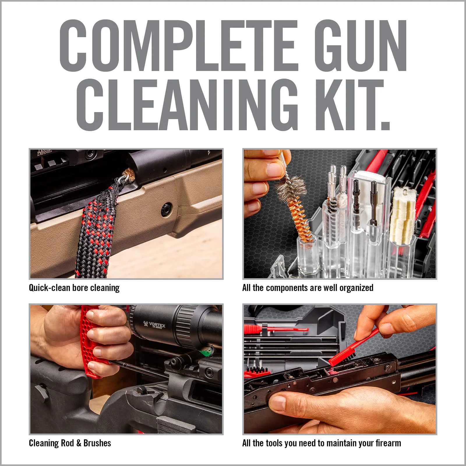 RealAvid Gun Boss Multi-Kit .243 / .260/6,5mm Waffenpflege-Set, Ansicht 5