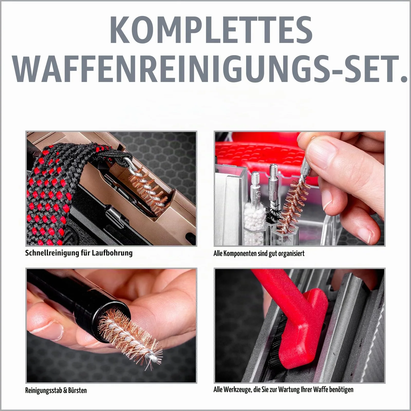 RealAvid Gun Boss Multi-Kit .357 / .38 / 9mm Waffenpflege-Set, Ansicht 5