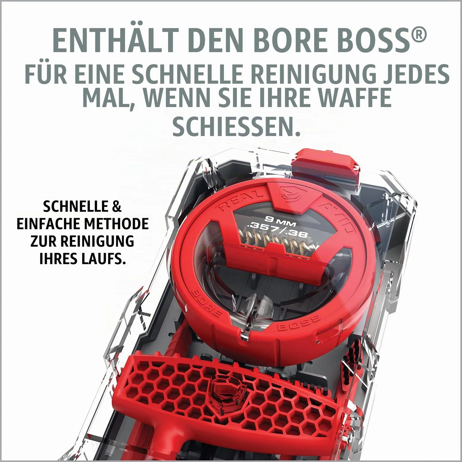 RealAvid Gun Boss Multi-Kit .357 / .38 / 9mm Waffenpflege-Set, Ansicht 6