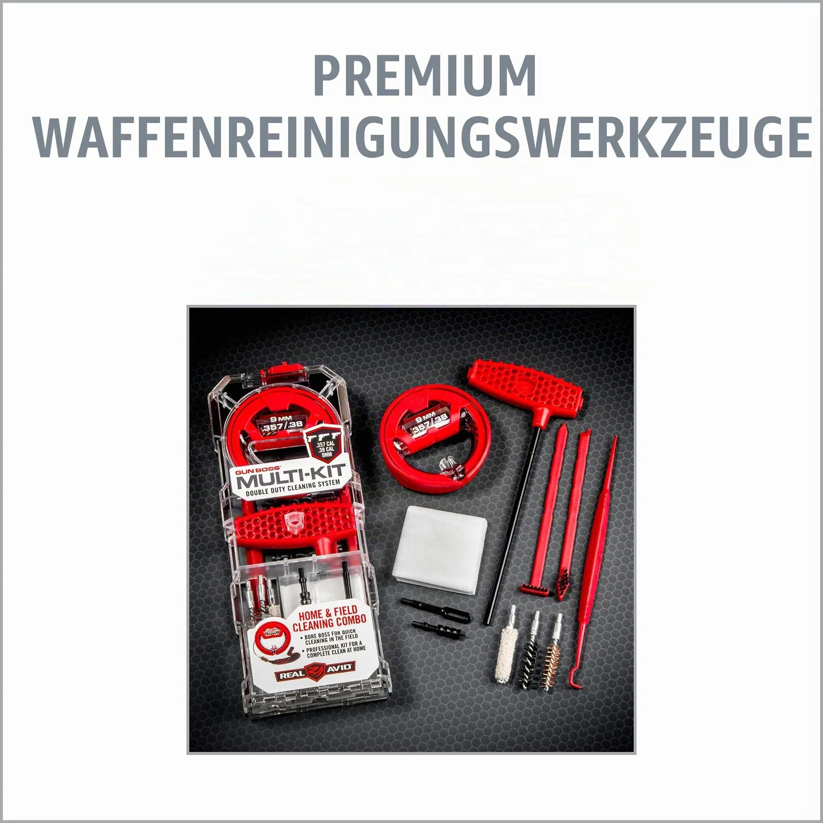 RealAvid Gun Boss Multi-Kit .357 / .38 / 9mm Waffenpflege-Set, Ansicht 8