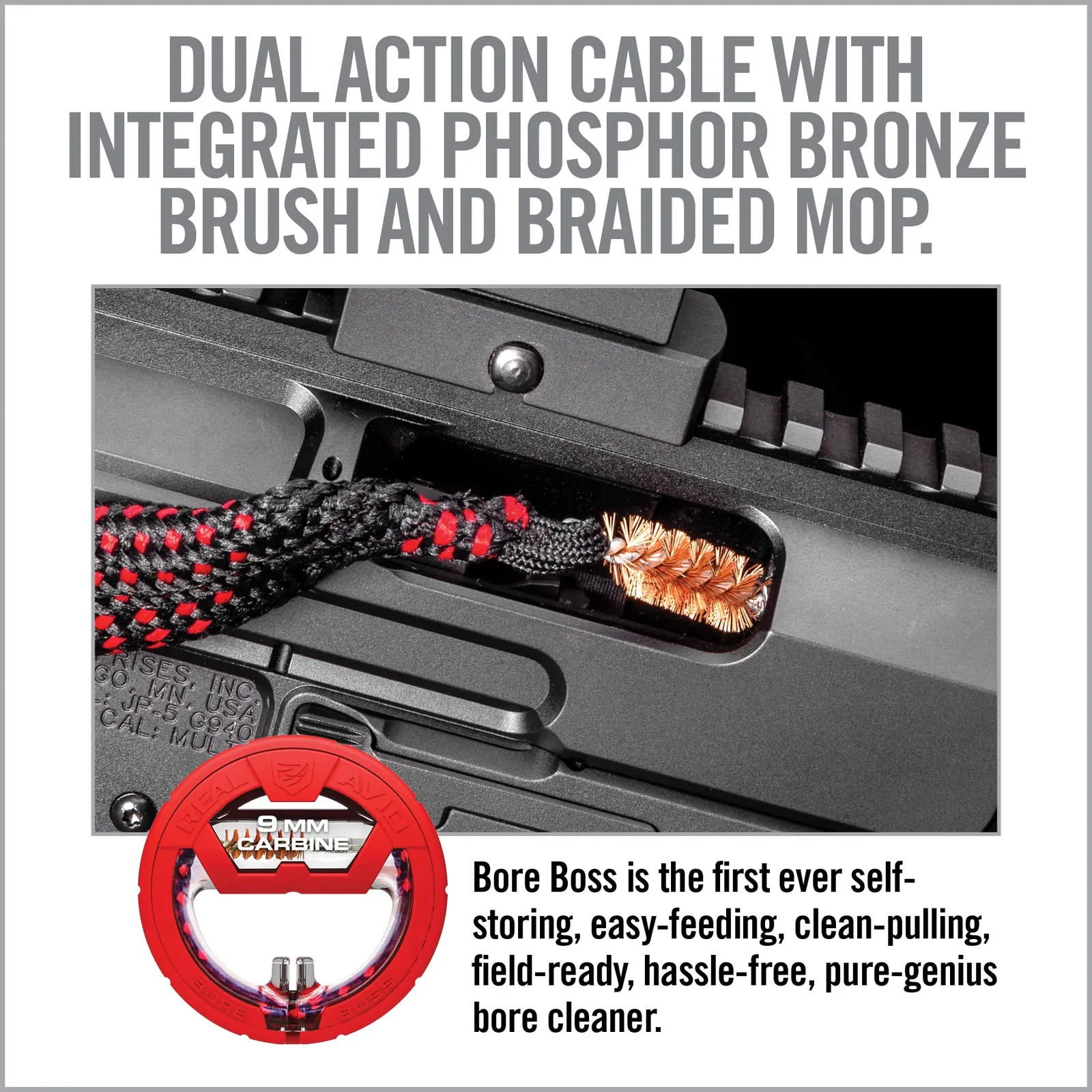 Real Avid Bore Boss Clean Storing, Pull Through, Bore Cleaning System, Ansicht 5