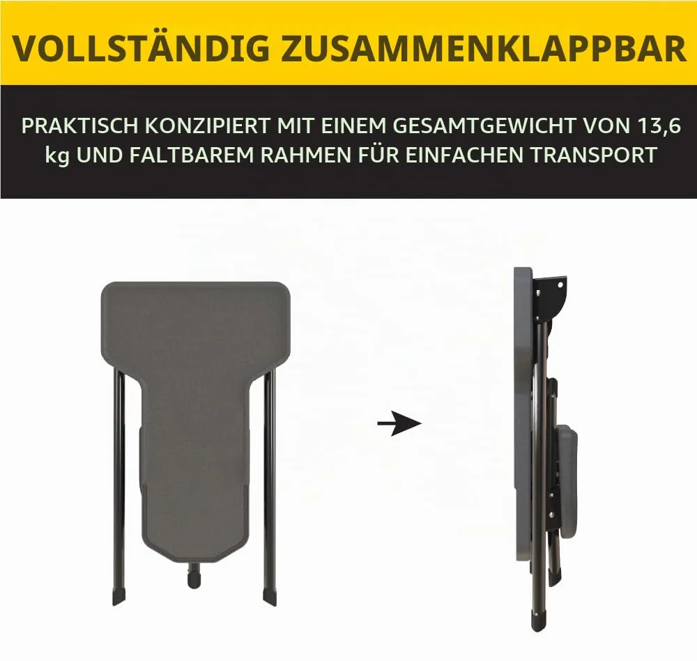 Caldwell Stabiler Table Lite mit wetterfester Tischplatte, beidhändiger Sitzfläche und vollständig zusammenklappbarem Design für einfachen Transport und Zielschießen im Freien, Ansicht 4