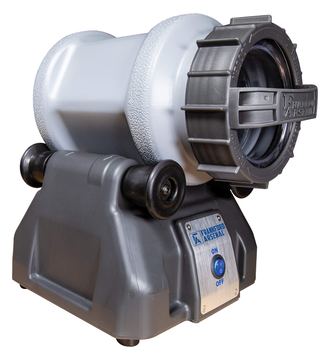 Frankford Arsenal Rotary Tumbler Lite 230V UK Spec: Kunststoff-Drehbecher, Grün, 3,3 Liter, 300 Hüllen .223 Messing, 12,2 x 12,7 x 2,5 cm, 7,4 kg