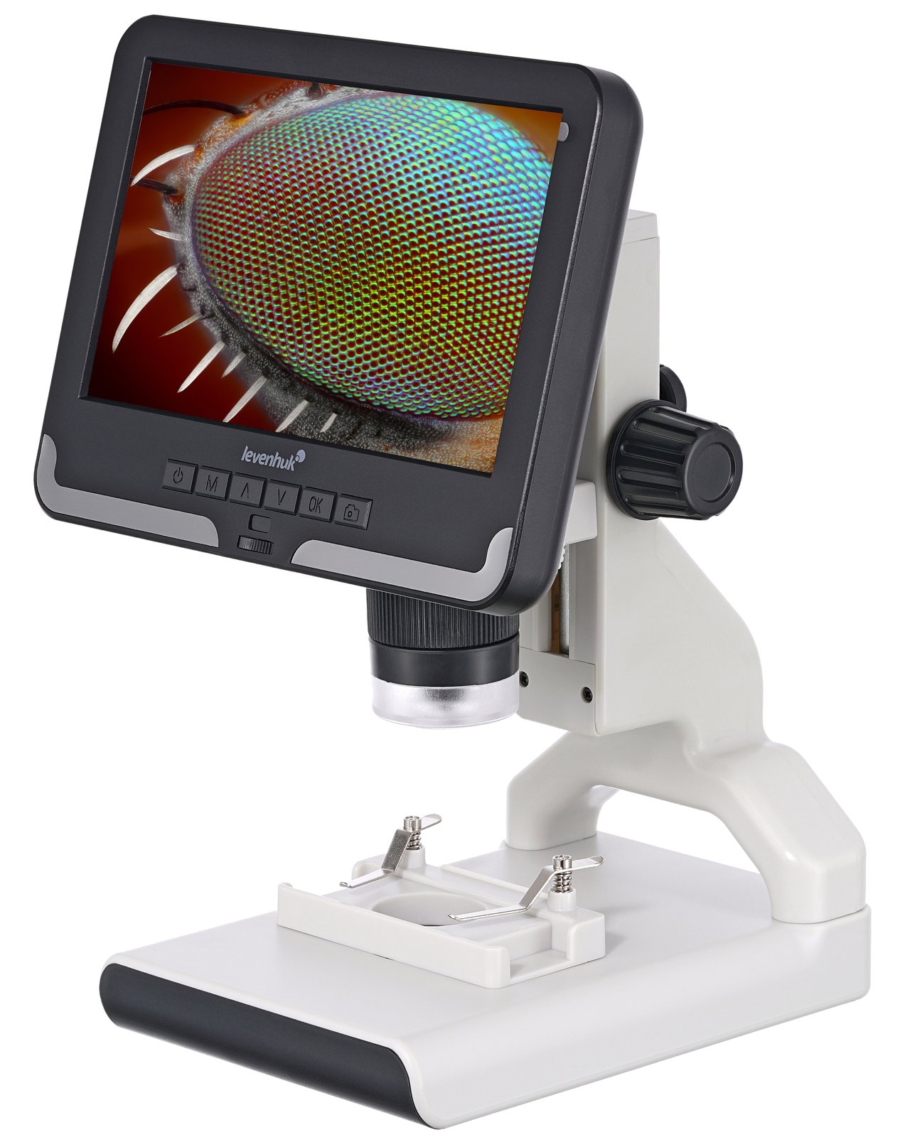 Levenhuk Rainbow DM700 LCD - Digitales Mikroskop - Schwarz - Weiß - Kunststoff - LCD - 17,8 cm (7") - 0 - 83 mm