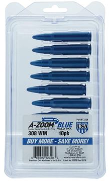 A-Zoom Pufferpatrone Blue für Büchsen .308 von X-Targets