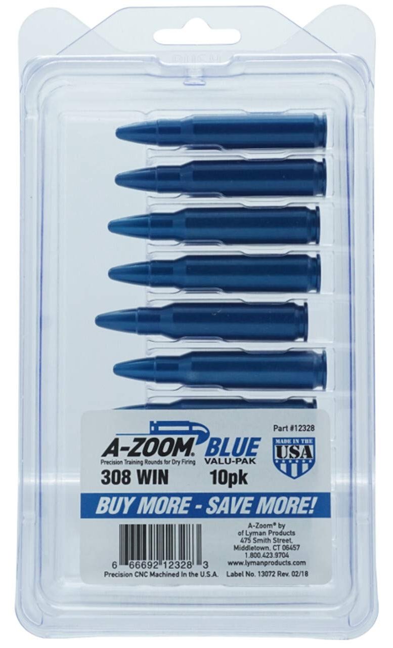 A-Zoom Pufferpatrone Blue für Büchsen .308