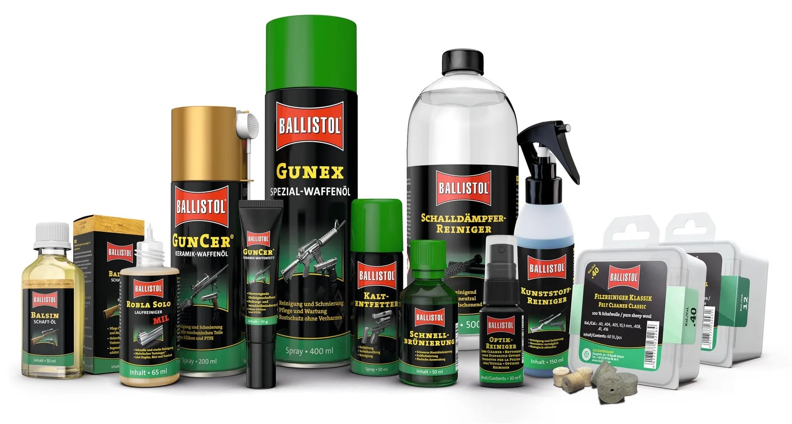BALLISTOL 22050 GUNEX Waffenöl 500ml Flasche – Temperaturbeständiges Waffen-Pflege-Öl – Reinigung, Wartung, Rostschutz, Ansicht 2