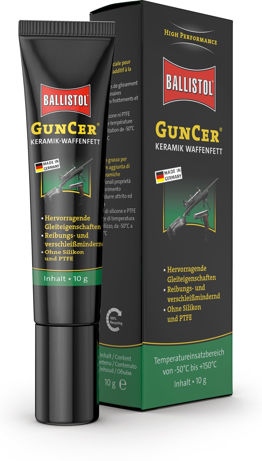 Ballistol GunCer Waffenfett mit Keramik-Additiv - 10 ml