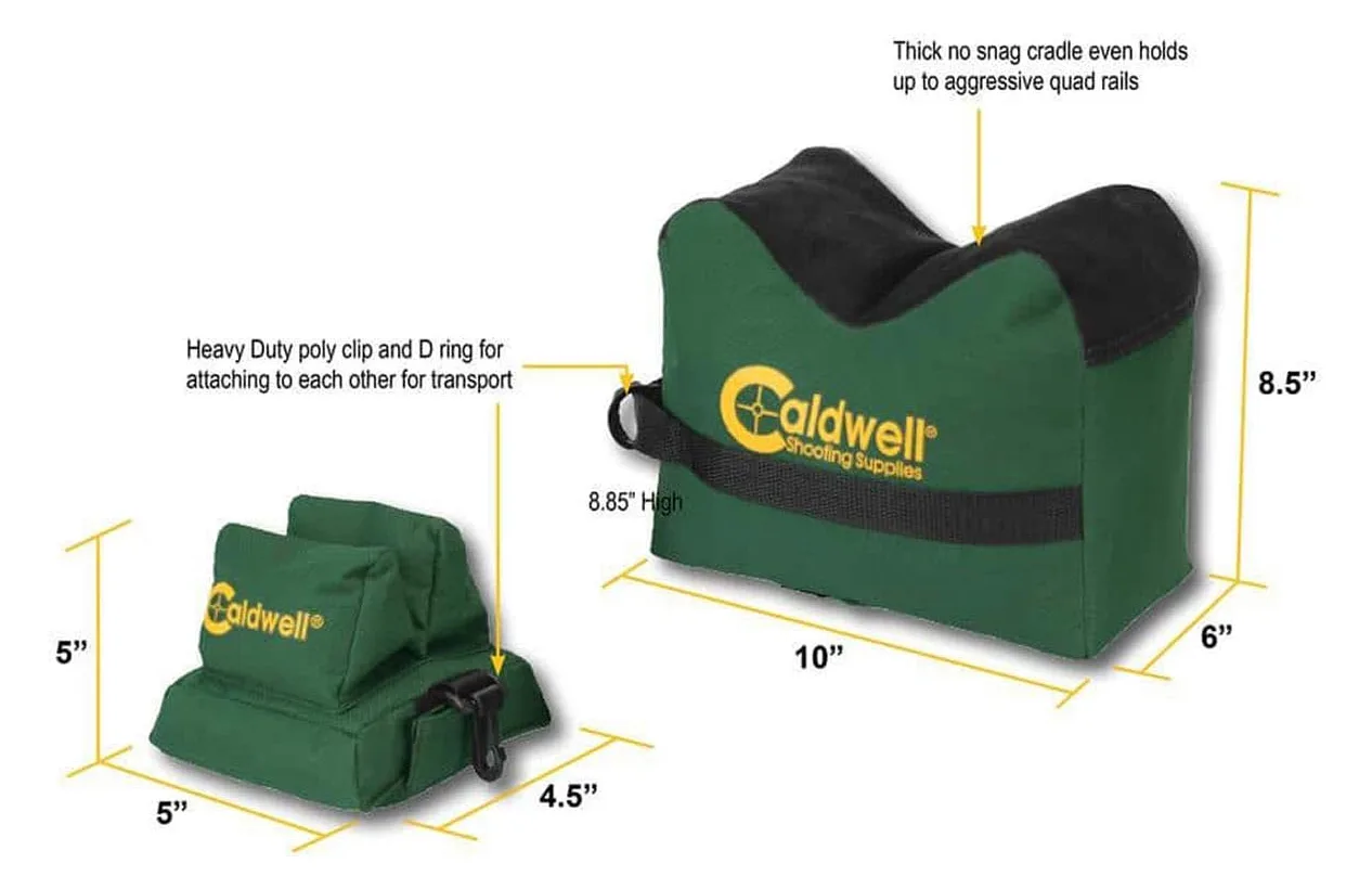 Caldwell Unisex 248885 Schussablage, Schwarz, 10" x 8" 6" EU, Ansicht 4