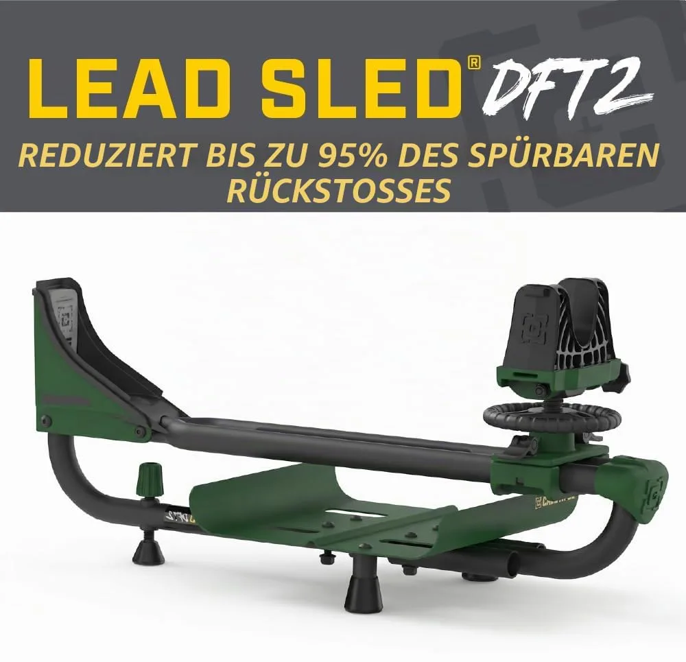 Caldwell Bleischlitten Blei Schlitten DFT 2, schwarz, grün, Lead Sled, Ansicht 2