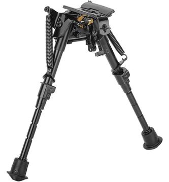Caldwell Zweibein 9-13" Aluminium Schwarz mit Gummi Gelenk von X-Targets