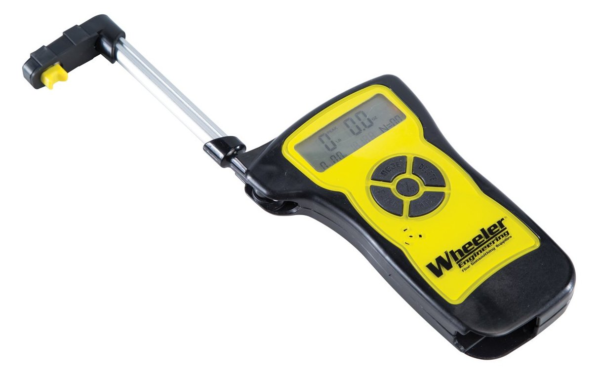 Wheeler professioneller, digitaler Trigger-Zugmesser mit 28,4-g-Schritten und digitalem Display für genaue Messwerte von 0-5,4 kg