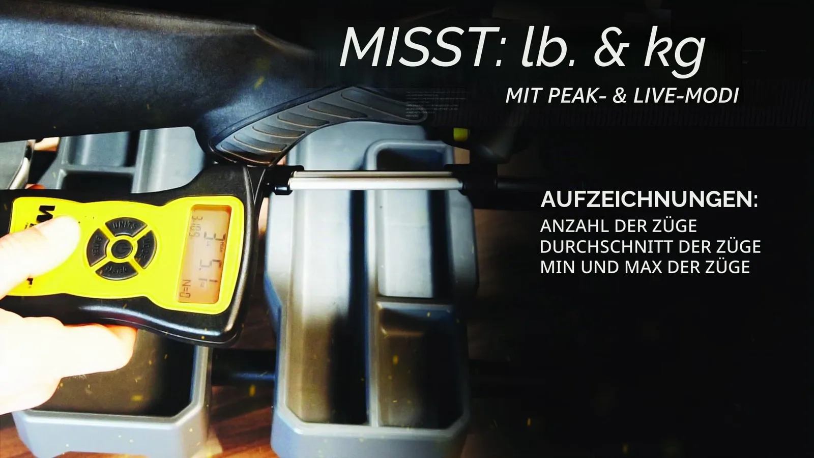 Wheeler professioneller, digitaler Trigger-Zugmesser mit 28,4-g-Schritten und digitalem Display für genaue Messwerte von 0-5,4 kg, Ansicht 4