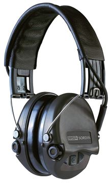 MSA SORDIN Erwachsene Schalldichte Kopfhörer Supreme Pro Helm, schwarz, One size, SUPREME_PRO von X-Targets