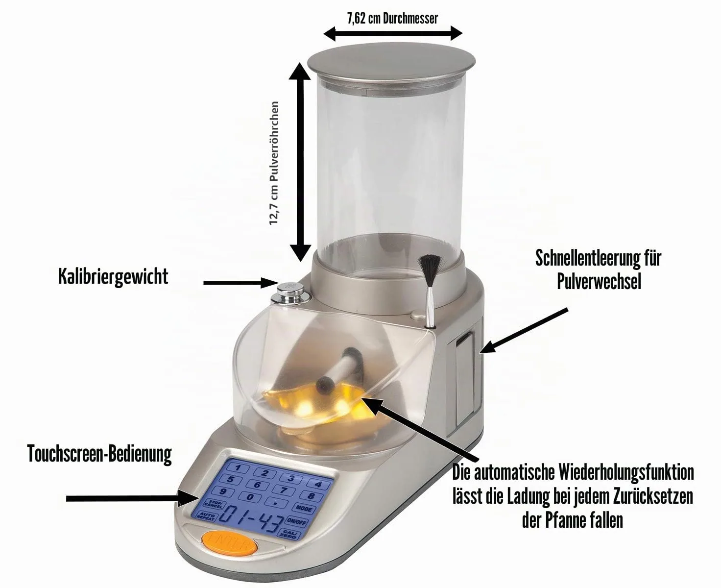 Lyman Products 7750550 Digitaler Dosierer, automatisch, Gen 6, Mehrfarbig, Einheitsgröße, Ansicht 5