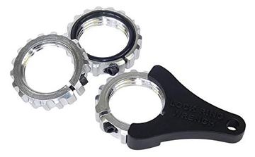 X-Targets Lee Precision Ultimate Lock Rings 90566 – 3 Kontermuttern aus Aluminium mit O-Ring und Schlüssel für Matrizen 7/8-14 von X-Targets
