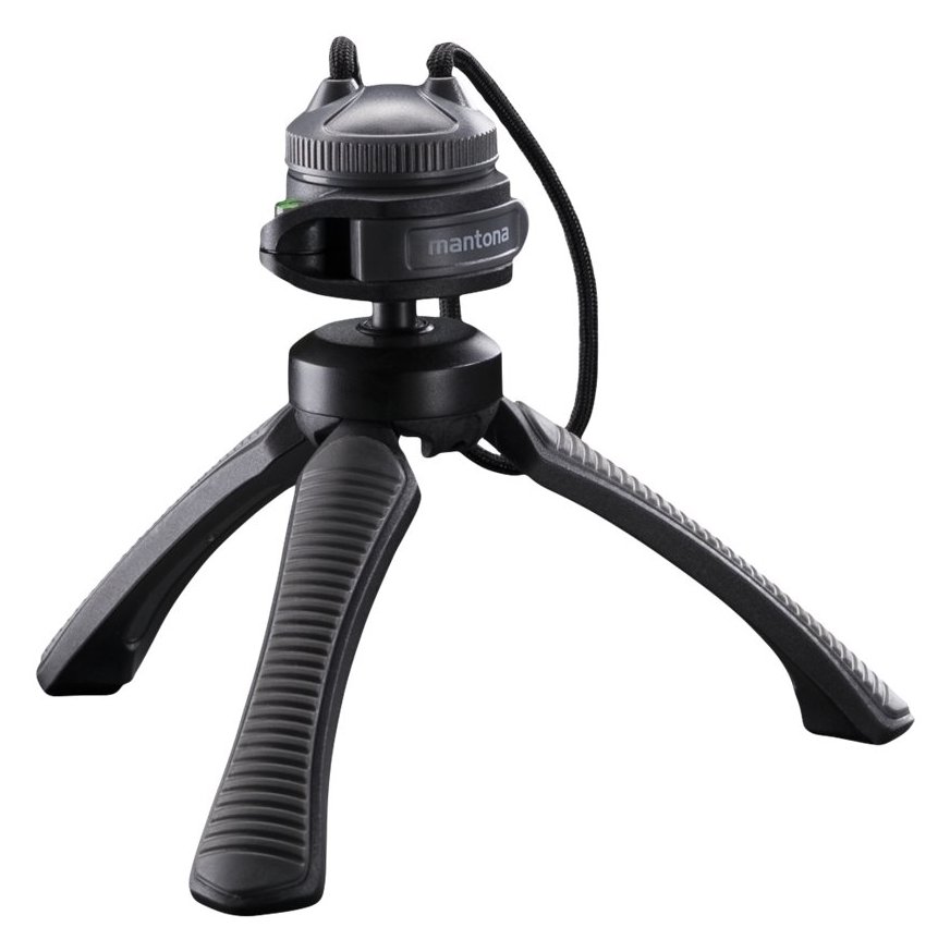 mantona 21406 - 3 Bein(e) - Schwarz - Grau - 17 cm - 176 g