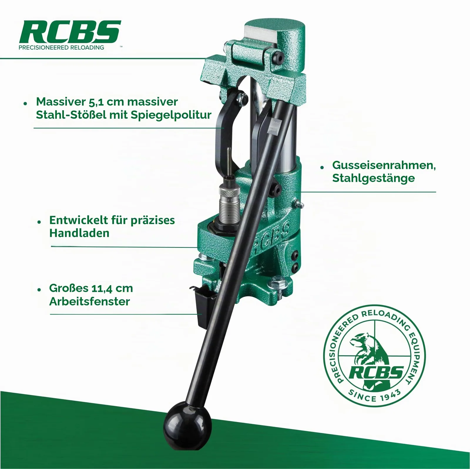 RCBS Summit Single Stage Nachladung Drücken, Ansicht 2