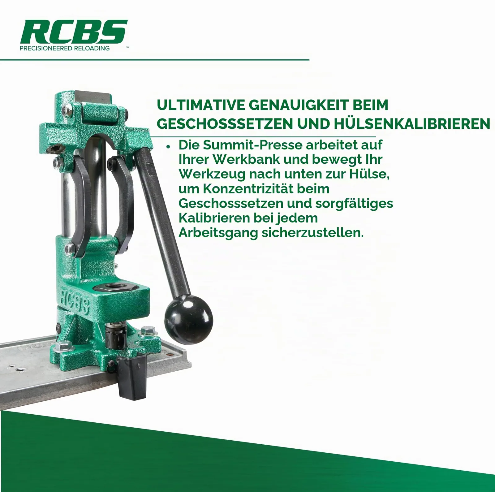 RCBS Summit Single Stage Nachladung Drücken, Ansicht 6