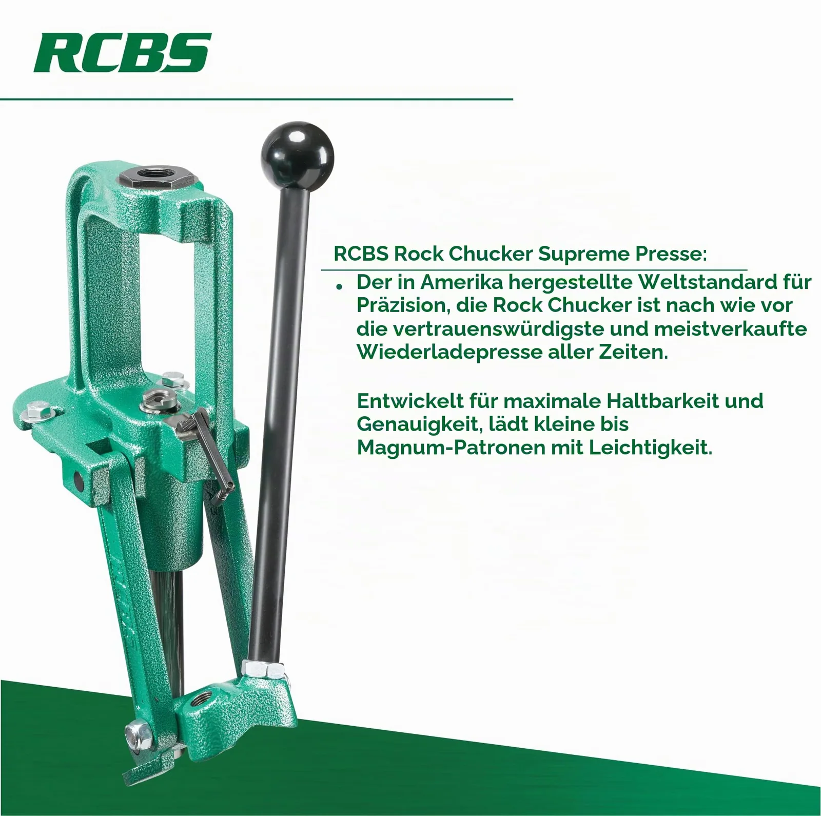 RCBS Rock Chucker Supreme Drücken, Ansicht 2