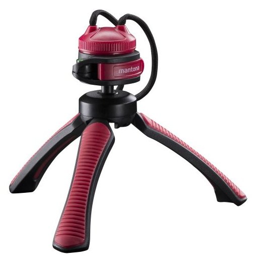 mantona 21408 - 3 Bein(e) - Schwarz - Rot - 17 cm