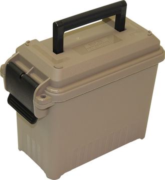 MTM AC15-72 Munitionsdose Mini für große Munition, wasserabweisende Dichtung, doppelte Vorhängeschloss, 5,4 kg Kapazität, hergestellt in den USA, Dark Earth von X-Targets