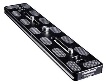 mantona 21466 - Stativkopfplatte - Schwarz - Aluminium - 1 Stück(e) - 38 mm - 10 mm von LumaTech