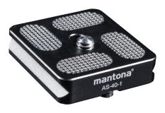 mantona AS-40-1 - Schnellverschluss-Platte von LumaTech