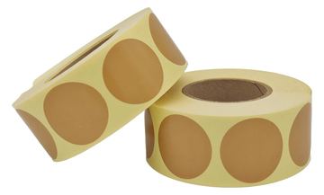 Schusspflaster Braun/Beige 30mm x 1000 Stück | IPSC Targets | Klebepunkte mit hohere Klebkraft | wasserfest (5) von X-Targets