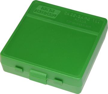 MTM 100 Round Flip-Top Ammo Box 380/9MM Cal (Grün)