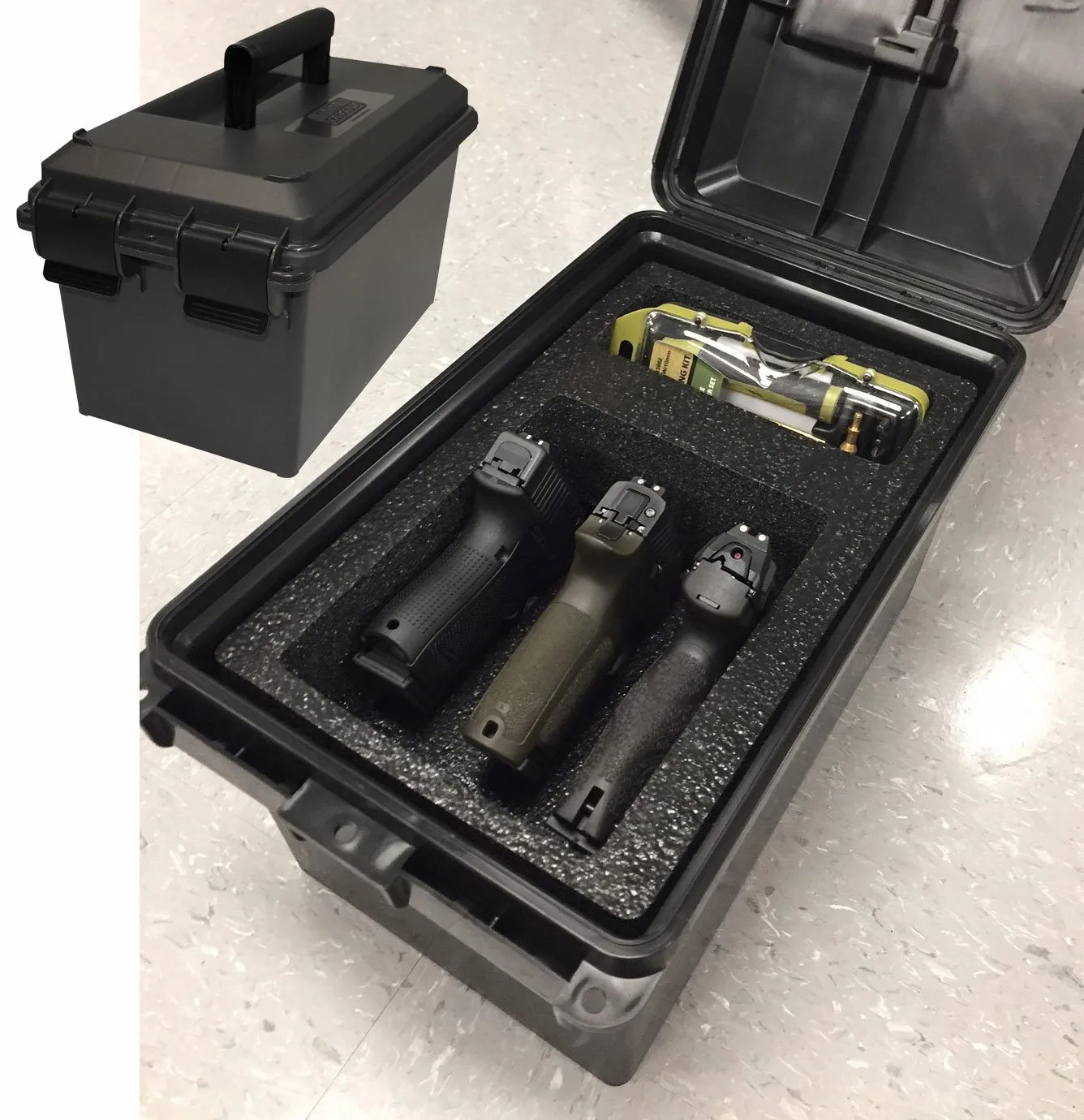 MTM TPC3 Pistolenkoffer für 3 Pistolen, Ansicht 3
