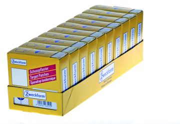 Avery Zweckform 3521 Schusspflaster (Papier matt, ø 19 mm, 1000 Etiketten) 10er Packung weiß von X-Targets
