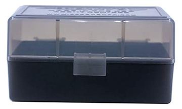 Patronen Aufbewahrungsbox aus Kunststoff mit Deckel / .223 Remington / 50 Schuss (Durchsichtig) von X-Targets