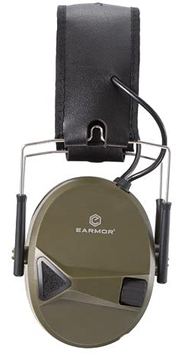 Earmor Lancer Tactical M30 Elektronischer Gehörschutz, Schwarz, Laubgrün, Einstellbar von X-Targets