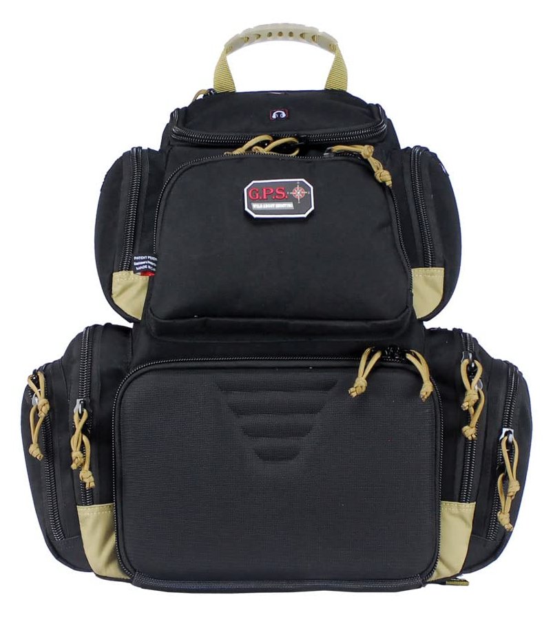 G.P.S. G. Outdoor Products GPS-1711BPBT Handgunner Rucksack, Schwarz/Hellbraun
