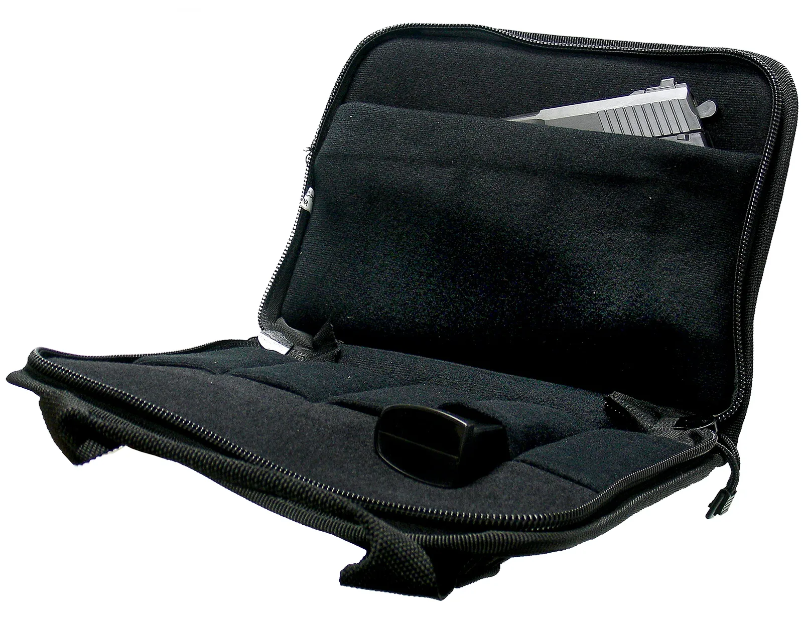 UTG Pistolentasche Deluxe Single, Schwarz, PVC-PC01B, Ansicht 2