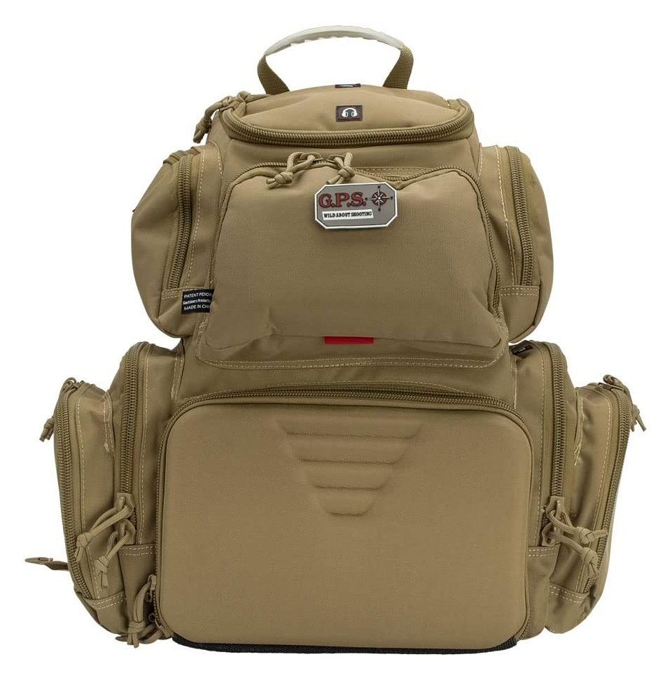 G. Outdoor Products G.P.S. GPS-1711BPT Handfeuerwaffen-Rucksack, Hellbraun
