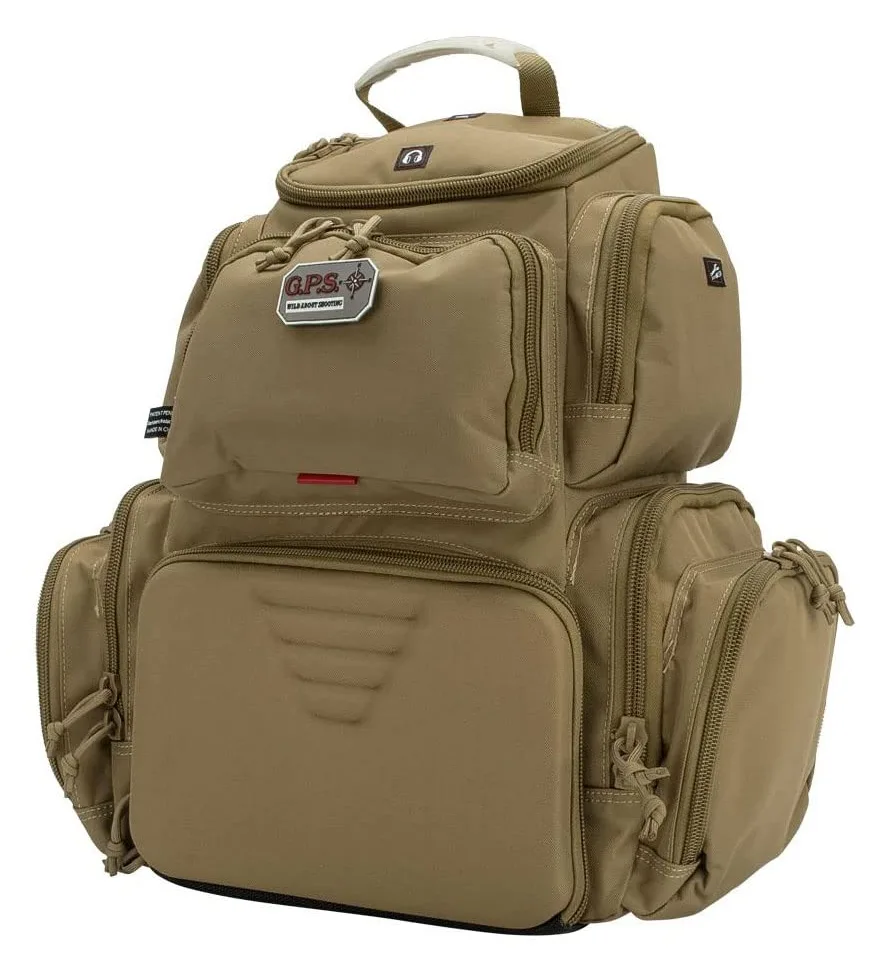 G. Outdoor Products G.P.S. GPS-1711BPT Handfeuerwaffen-Rucksack, Hellbraun, Ansicht 2