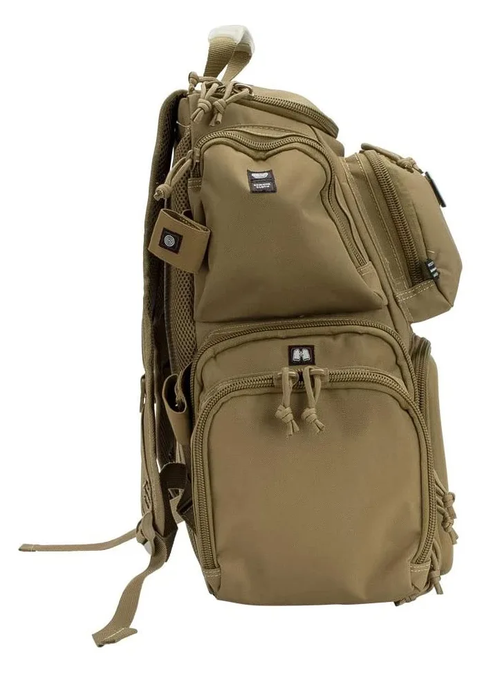G. Outdoor Products G.P.S. GPS-1711BPT Handfeuerwaffen-Rucksack, Hellbraun, Ansicht 3