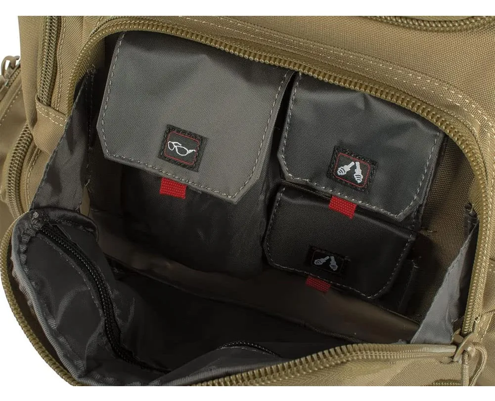 G. Outdoor Products G.P.S. GPS-1711BPT Handfeuerwaffen-Rucksack, Hellbraun, Ansicht 6