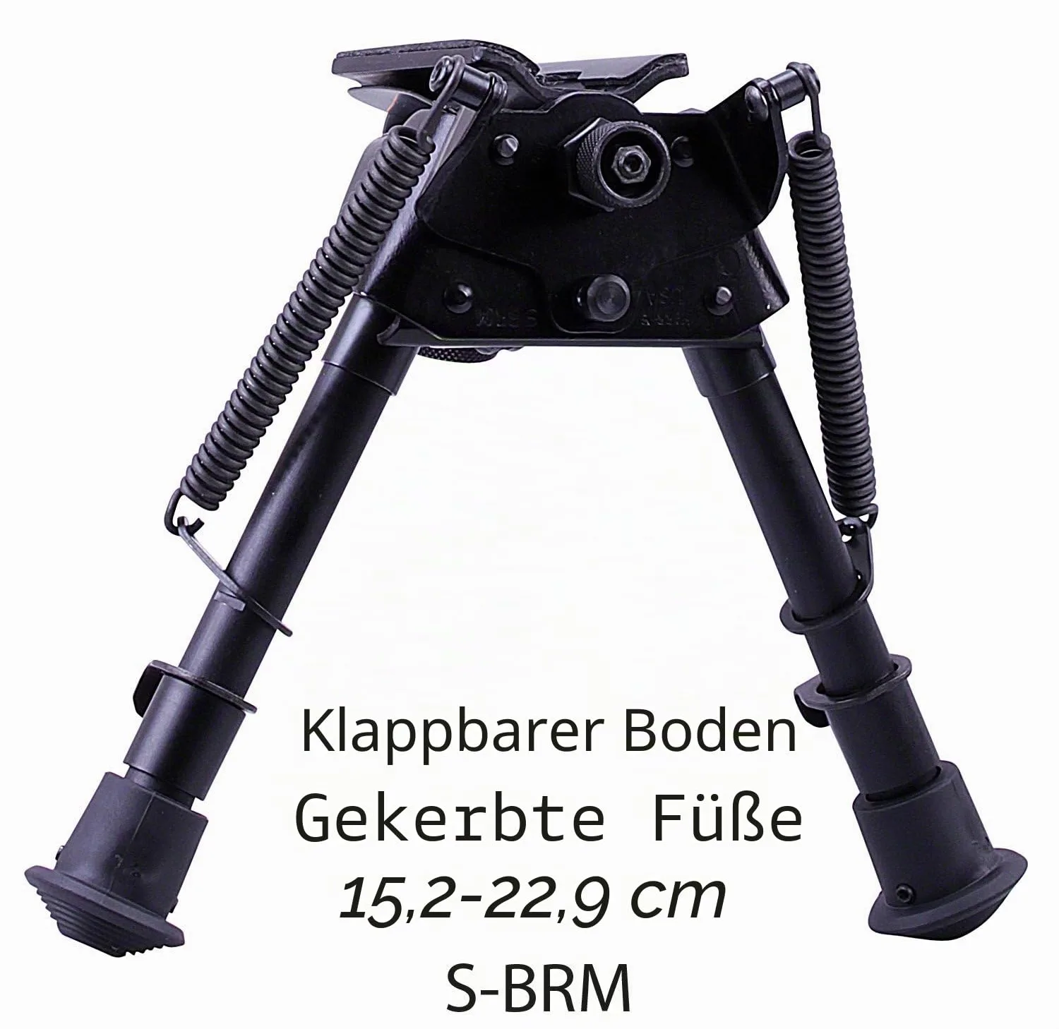 HARRIS Erwachsene Zweibein Schuss Und Zubehör Engineering Kleine Zweibein 6 Position BRM-S, schwarz, One Size, BRM6_Series_S, Ansicht 2
